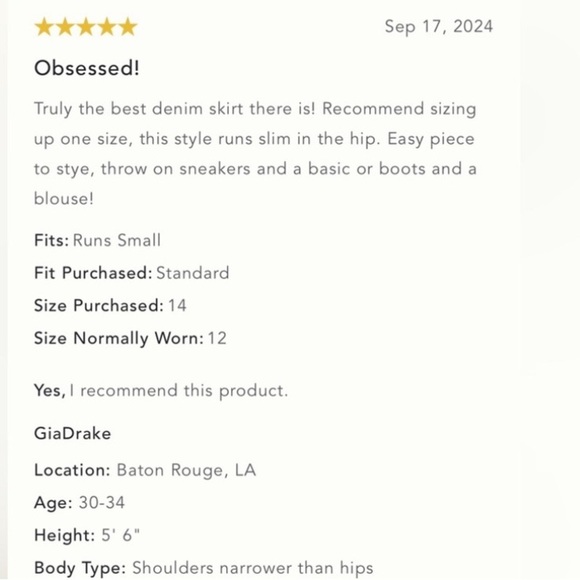 NWT Size 20W - The Madi Front-Slit Denim Skirt by Pilcro - Picture 14 of 16